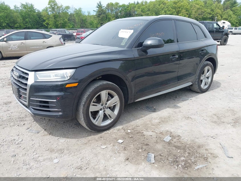 2018 Audi Q5 VIN WA1ANAFY6J2001114 IAAI salvage auction — REAR END, Mv-907A (New York), sold $6,900 on 2026-07-21 (photo 2)