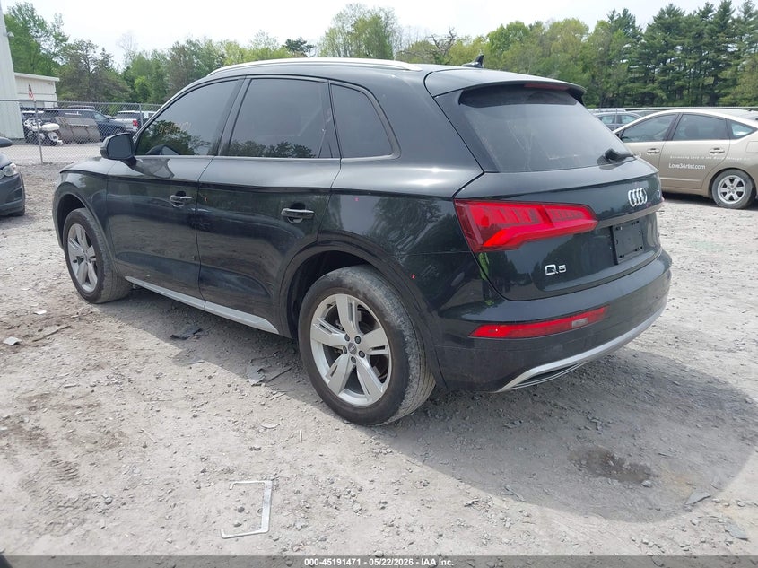 2018 Audi Q5 VIN WA1ANAFY6J2001114 IAAI salvage auction — REAR END, Mv-907A (New York), sold $6,900 on 2026-07-21 (photo 3)