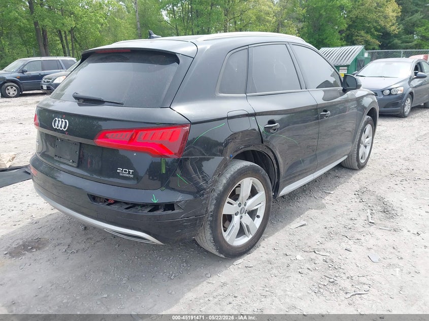 2018 Audi Q5 VIN WA1ANAFY6J2001114 IAAI salvage auction — REAR END, Mv-907A (New York), sold $6,900 on 2026-07-21 (photo 4)