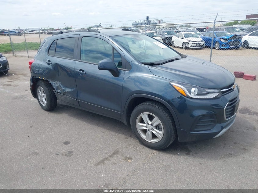 2021 Chevrolet Trax VIN KL7CJPSB5MB331987 IAAI salvage auction — RIGHT REAR, Salvage (Minnesota), sold $175 on 2026-07-29 (photo 1)