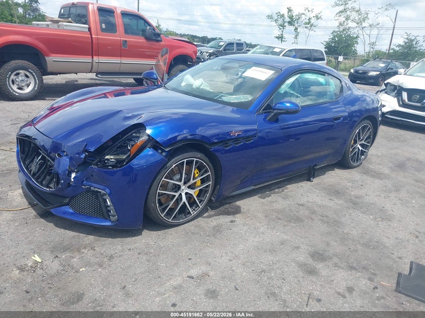 2024 Maserati Granturismo VIN ZAMBMVDB0RX440502 IAAI salvage auction — LEFT FRONT, Rebuildable (Florida), sold $44,200 on 2026-07-30 (photo 2)