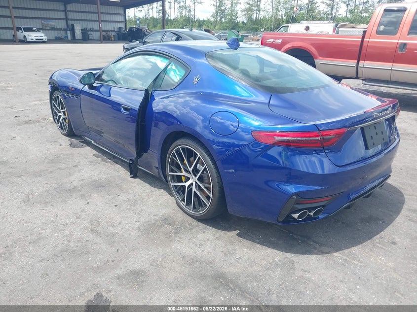 2024 Maserati Granturismo VIN ZAMBMVDB0RX440502 IAAI salvage auction — LEFT FRONT, Rebuildable (Florida), sold $44,200 on 2026-07-30 (photo 3)