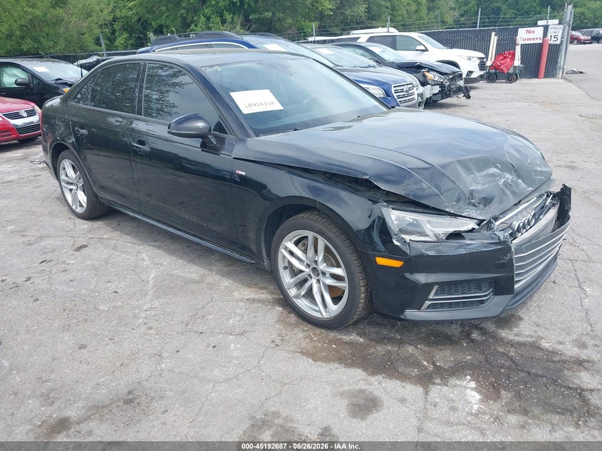 2017 Audi A4 VIN WAUDNAF47HN048268 IAAI salvage auction — FRONT END, Salvage (Kansas), sold $2,650 on 2026-07-15 (photo 1)