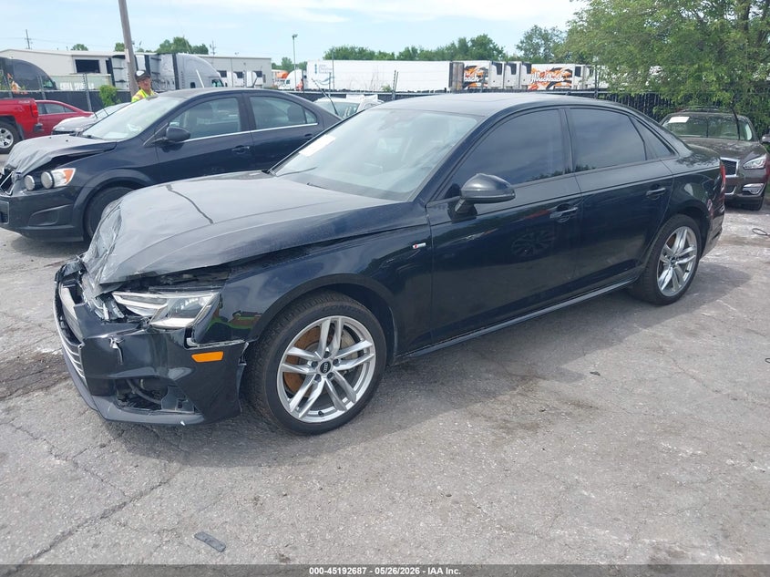 2017 Audi A4 VIN WAUDNAF47HN048268 IAAI salvage auction — FRONT END, Salvage (Kansas), sold $2,650 on 2026-07-15 (photo 2)