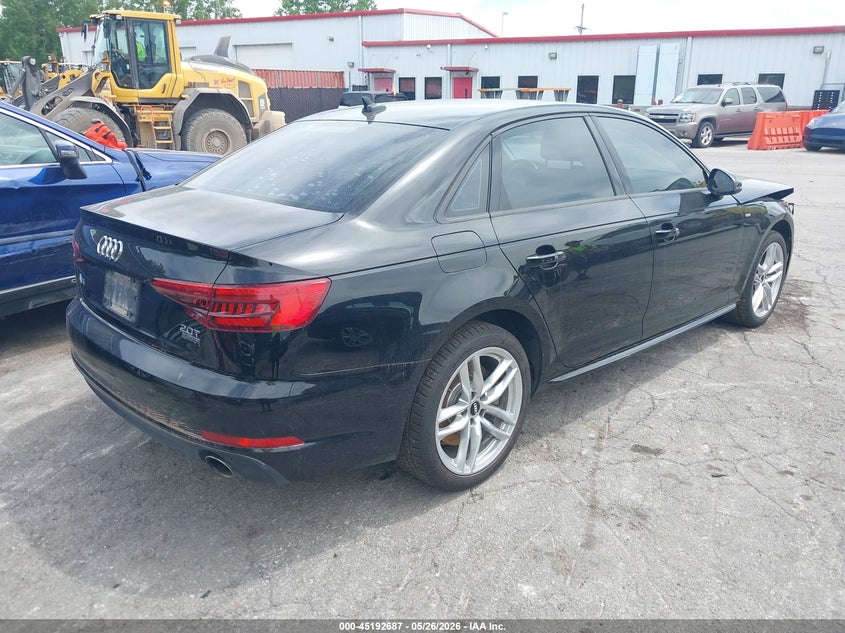 2017 Audi A4 VIN WAUDNAF47HN048268 IAAI salvage auction — FRONT END, Salvage (Kansas), sold $2,650 on 2026-07-15 (photo 4)