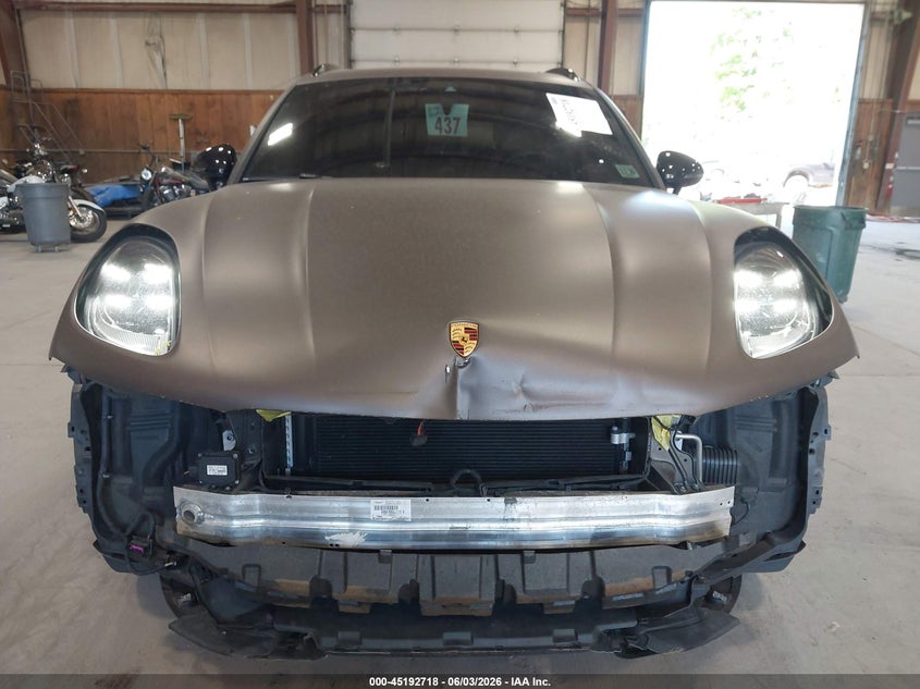 2024 Porsche Macan VIN WP1AA2A57RLB05457 IAAI salvage auction — FRONT END, Salvage Title, sold $17,400 on 2026-08-03 (photo 6)