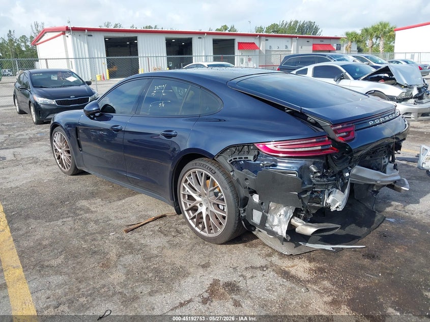 2018 Porsche Panamera VIN WP0AA2A72JL117684 IAAI salvage auction — REAR END, Salvage Title, sold $16,675 on 2026-07-20 (photo 3)