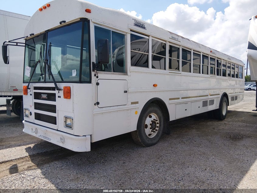 2013 Thomas Transit bus VIN 1T88S2E23D1155241 IAAI salvage auction — SIDE, Sf97 (Texas), sold $16,150 on 2026-07-07 (photo 1)