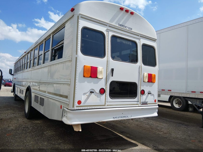2013 Thomas Transit bus VIN 1T88S2E23D1155241 IAAI salvage auction — SIDE, Sf97 (Texas), sold $16,150 on 2026-07-07 (photo 4)