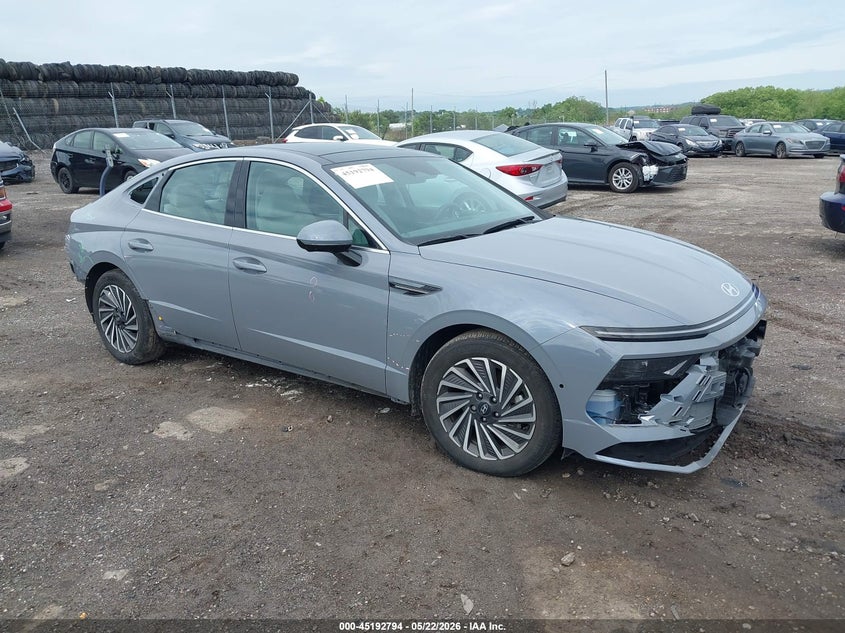 2024 Hyundai Sonata VIN KMHL54JJ3RA092012 IAAI salvage auction — FRONT & REAR, Salvage (Pennsylvania), sold $8,600 on 2026-07-31 (photo 1)