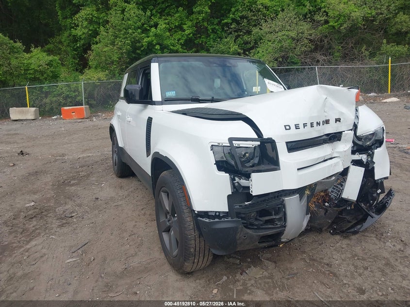 2025 Land rover Defender VIN SALEJ7EUXS2435082 IAAI salvage auction — FRONT END, Salvage Title, sold $24,300 on 2026-07-06 (photo 1)