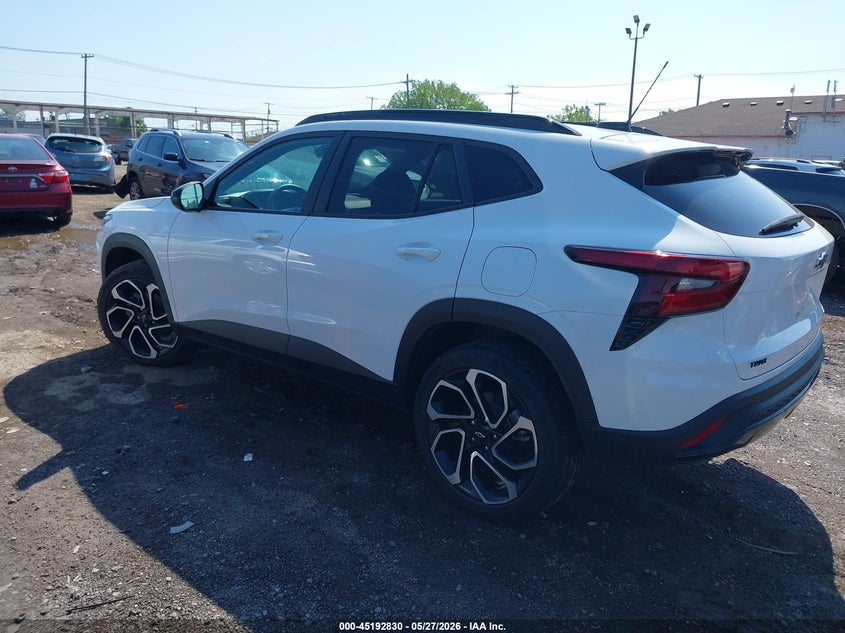 2024 Chevrolet Trax VIN KL77LJE26RC114874 IAAI salvage auction — RIGHT FRONT, Salvage Title, sold $8,000 on 2026-08-02 (photo 3)