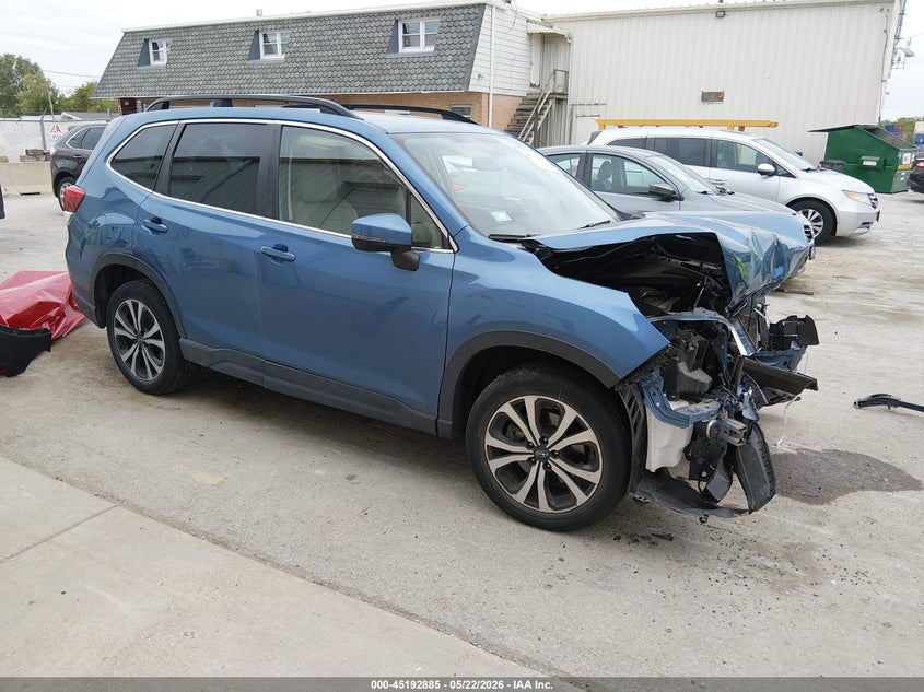 2021 Subaru Forester VIN JF2SKAUC6MH580392 IAAI salvage auction — FRONT END, Salvage (Illinois), sold $1,850 on 2026-07-28 (photo 1)