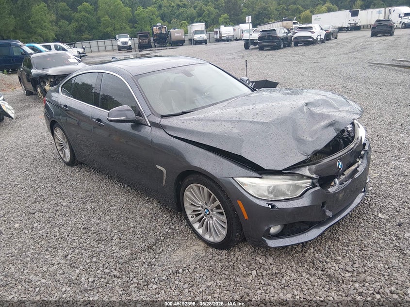 2016 BMW 4er VIN WBA4B1C5XGG241863 IAAI salvage auction — ENGINE DAMAGE, Salvage Title, sold $25 on 2026-07-23 (photo 1)