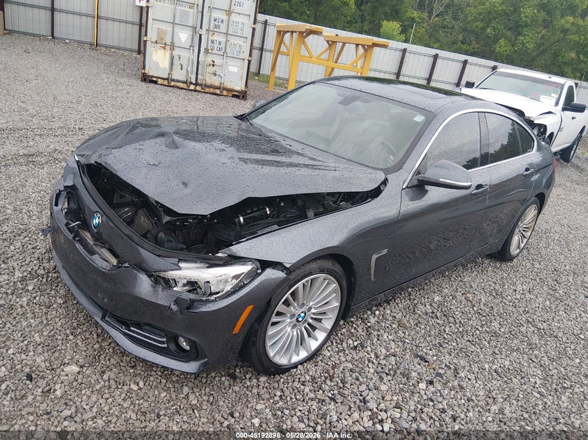 2016 BMW 4er VIN WBA4B1C5XGG241863 IAAI salvage auction — ENGINE DAMAGE, Salvage Title, sold $25 on 2026-07-23 (photo 2)