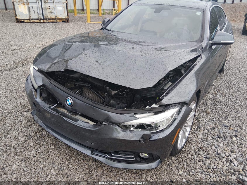 2016 BMW 4er VIN WBA4B1C5XGG241863 IAAI salvage auction — ENGINE DAMAGE, Salvage Title, sold $25 on 2026-07-23 (photo 6)
