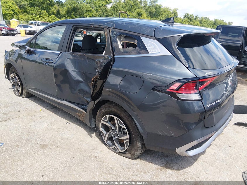 2023 Kia Sportage VIN KNDPU3AF9P7106603 IAAI salvage auction — FRONT END, Salvage (Louisiana), sold $1,700 on 2026-07-14 (photo 3)