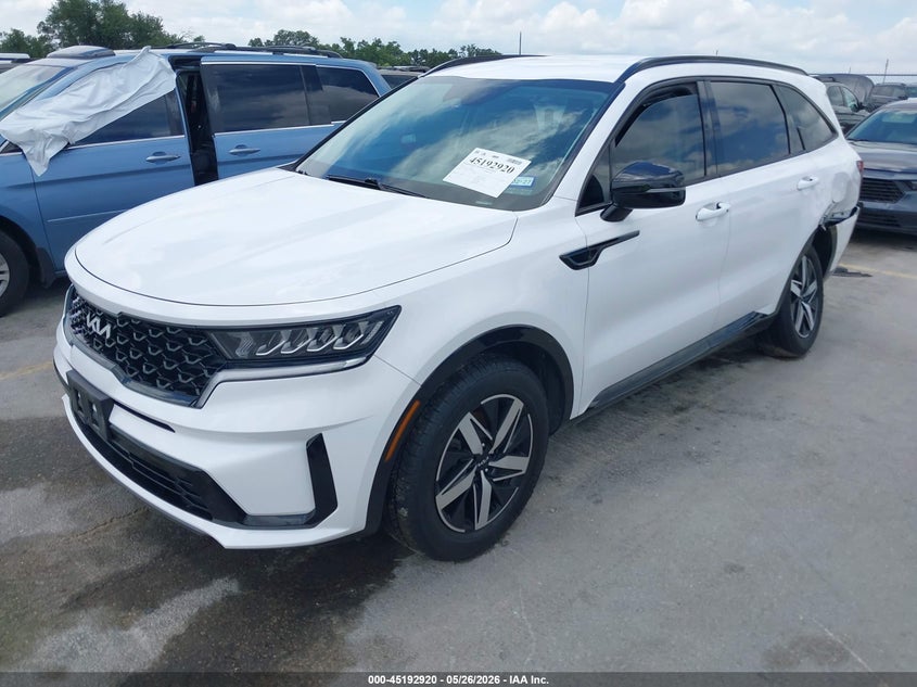 2023 Kia Sorento VIN 5XYRL4LC2PG228307 IAAI salvage auction — LEFT REAR, Salvage (Texas), sold $1,300 on 2026-07-23 (photo 2)