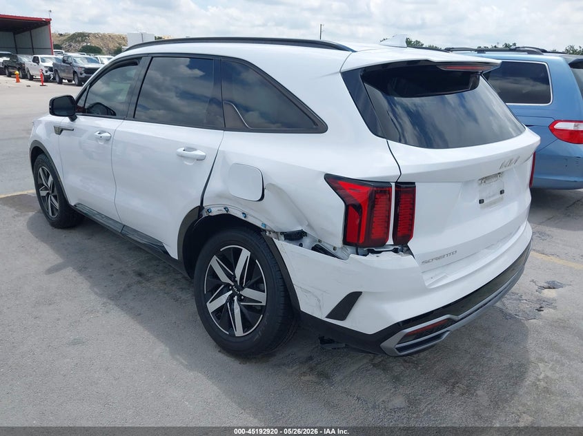 2023 Kia Sorento VIN 5XYRL4LC2PG228307 IAAI salvage auction — LEFT REAR, Salvage (Texas), sold $1,300 on 2026-07-23 (photo 3)