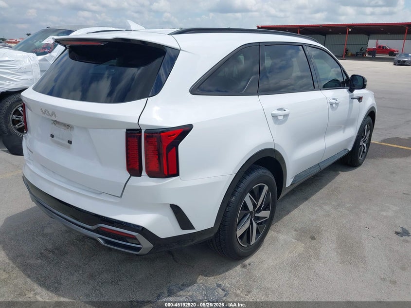 2023 Kia Sorento VIN 5XYRL4LC2PG228307 IAAI salvage auction — LEFT REAR, Salvage (Texas), sold $1,300 on 2026-07-23 (photo 4)