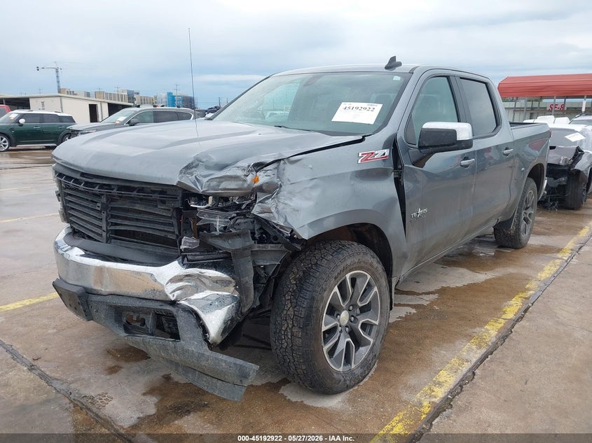 2021 Chevrolet Silverado VIN 3GCUYDED8MG273945 IAAI salvage auction — FRONT END, Salvage Title, sold $25 on 2026-07-27 (photo 2)