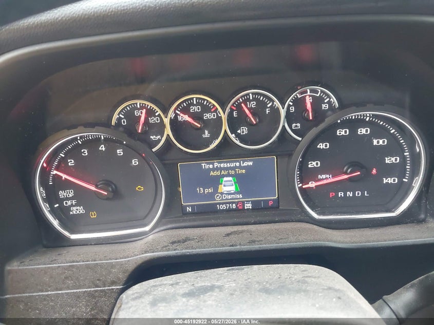2021 Chevrolet Silverado VIN 3GCUYDED8MG273945 IAAI salvage auction — FRONT END, Original (Texas), sold $3,550 on 2026-07-29 (photo 7)