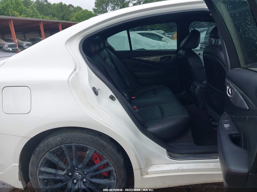 2018 Infiniti Q50 VIN JN1FV7AR0JM480684 IAAI salvage auction — FRONT END, Salvage (Alabama), sold $3,700 on 2026-07-15 (photo 8)