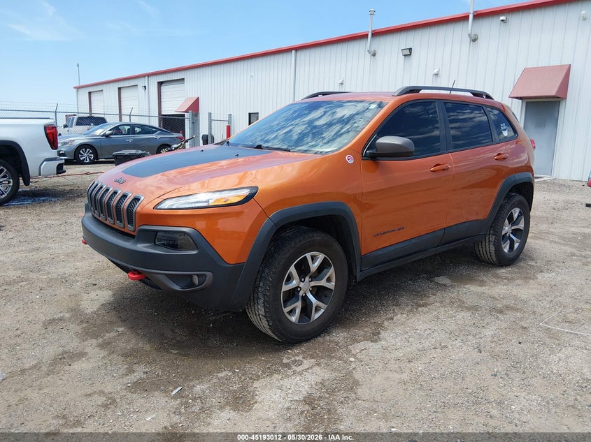 2014 Jeep Cherokee VIN 1C4PJMBSXEW251646 IAAI salvage auction — HAIL, Clear (Kansas), sold $3,700 on 2026-07-24 (photo 2)