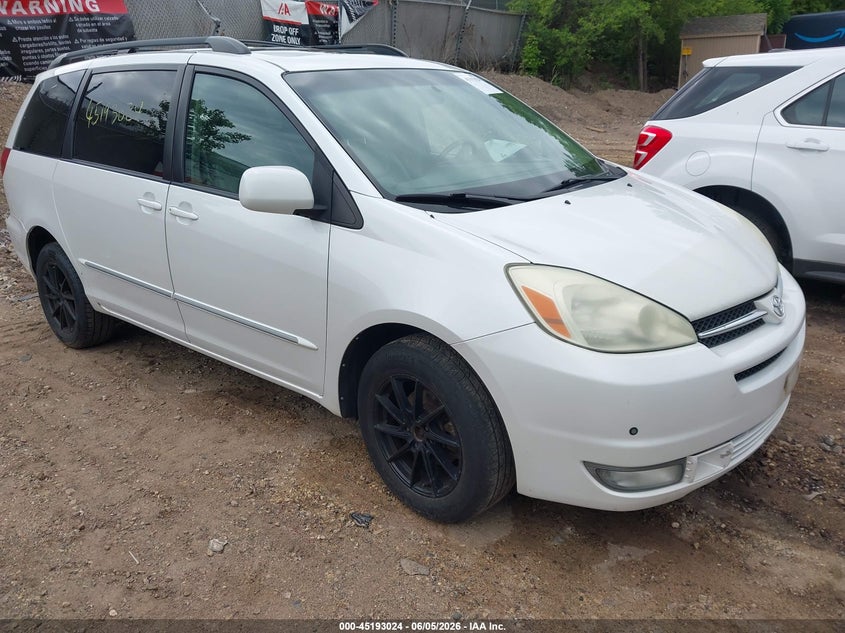 2004 Toyota Sienna VIN 5TDBA22C54S025391 IAAI salvage auction — LEFT SIDE, Prior Salvage (Minnesota), sold $25 on 2026-07-29 (photo 1)