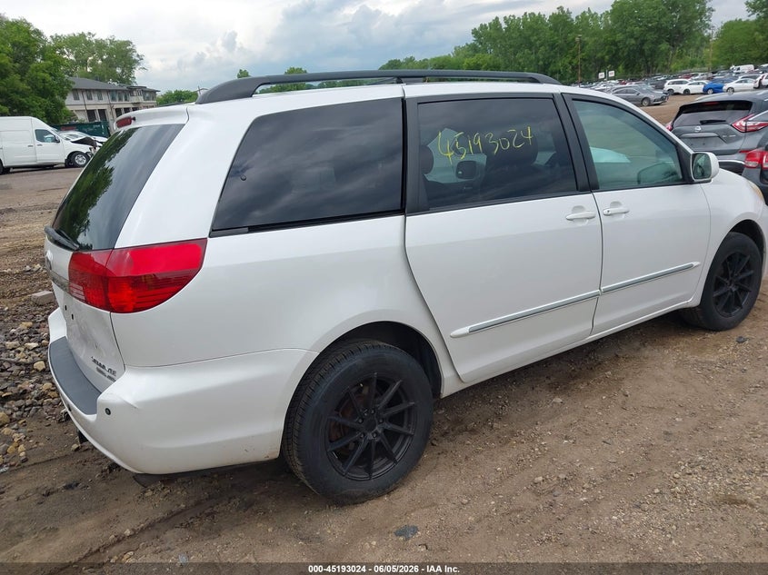 2004 Toyota Sienna VIN 5TDBA22C54S025391 IAAI salvage auction — LEFT SIDE, Prior Salvage (Minnesota), sold $25 on 2026-07-29 (photo 4)