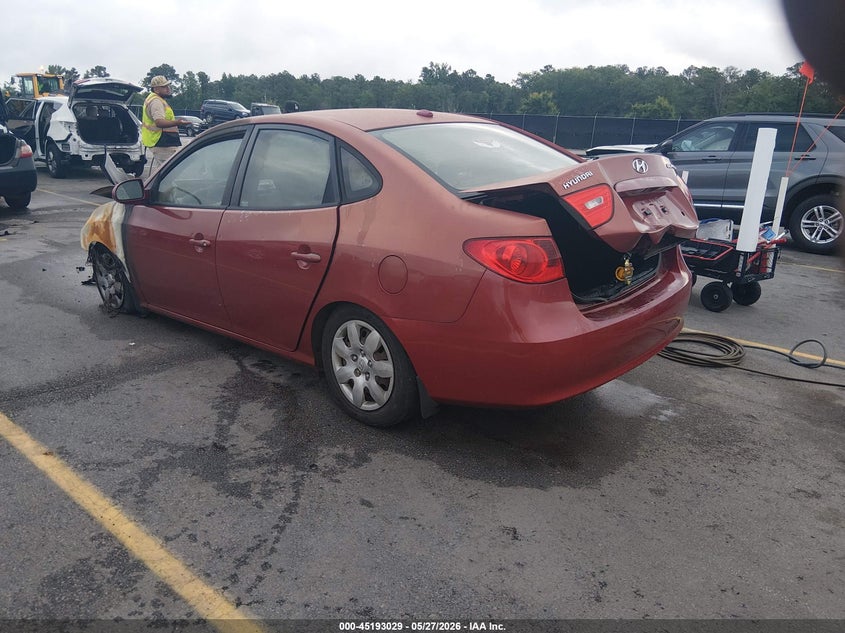2008 Hyundai Elantra VIN KMHDU46DX8U312897 IAAI salvage auction — ENGINE BURN, Salvage Non-Reb (South Carolina), sold $275 on 2026-07-08 (photo 3)