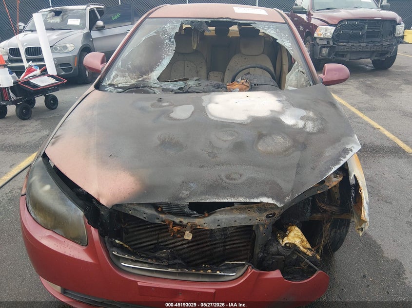 2008 Hyundai Elantra VIN KMHDU46DX8U312897 IAAI salvage auction — ENGINE BURN, Salvage Non-Reb (South Carolina), sold $275 on 2026-07-08 (photo 6)