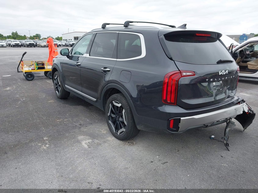 2025 Kia Telluride VIN 5XYP64GC4SG647471 IAAI salvage auction — REAR END, Salvage (Illinois), sold $15,700 on 2026-07-31 (photo 3)