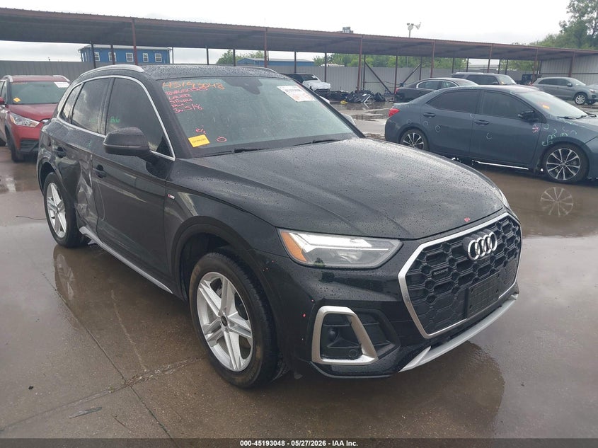 2022 Audi Q5 VIN WA1E2AFYXN2084160 IAAI salvage auction — RIGHT SIDE, Salvage Title, sold $16,300 on 2026-07-22 (photo 1)