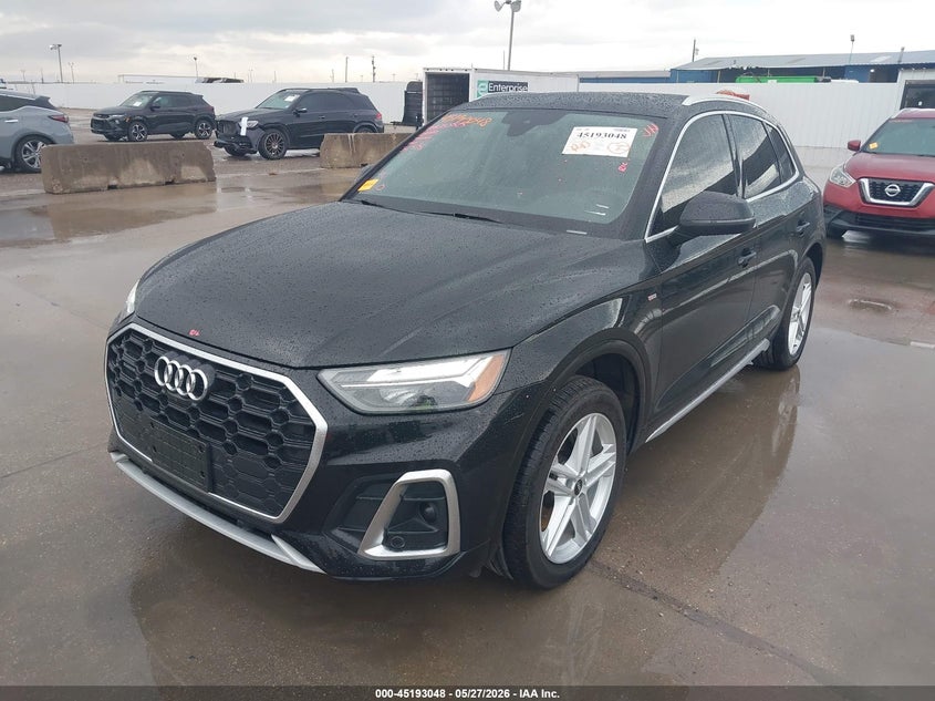 2022 Audi Q5 VIN WA1E2AFYXN2084160 IAAI salvage auction — RIGHT SIDE, Salvage Title, sold $16,300 on 2026-07-22 (photo 2)