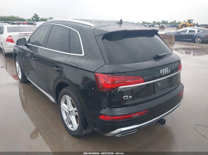 2022 Audi Q5 VIN WA1E2AFYXN2084160 IAAI salvage auction — RIGHT SIDE, Salvage Title, sold $16,300 on 2026-07-22 (photo 3)