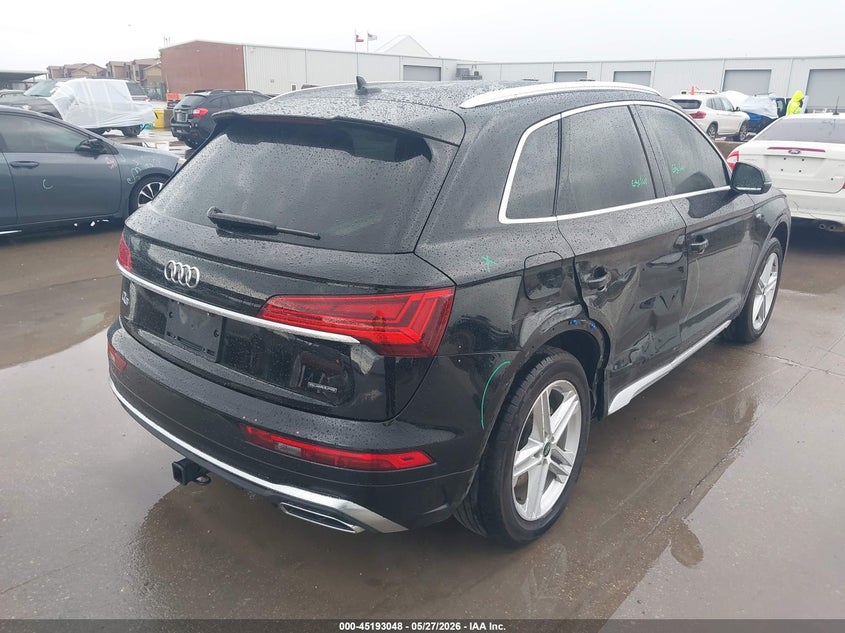 2022 Audi Q5 VIN WA1E2AFYXN2084160 IAAI salvage auction — RIGHT SIDE, Salvage Title, sold $16,300 on 2026-07-22 (photo 4)