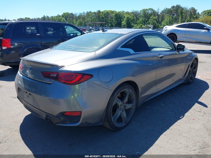 2020 Infiniti Q60 VIN JN1FV7EL1LM460131 IAAI salvage auction — THEFT, Salvage Title, sold $13,000 on 2026-07-07 (photo 4)
