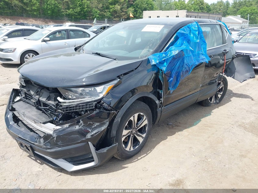 2022 Honda Cr-v VIN 7FARW2H71NE003909 IAAI salvage auction — FRONT & REAR, Salvage Title, sold $3,150 on 2026-07-24 (photo 2)