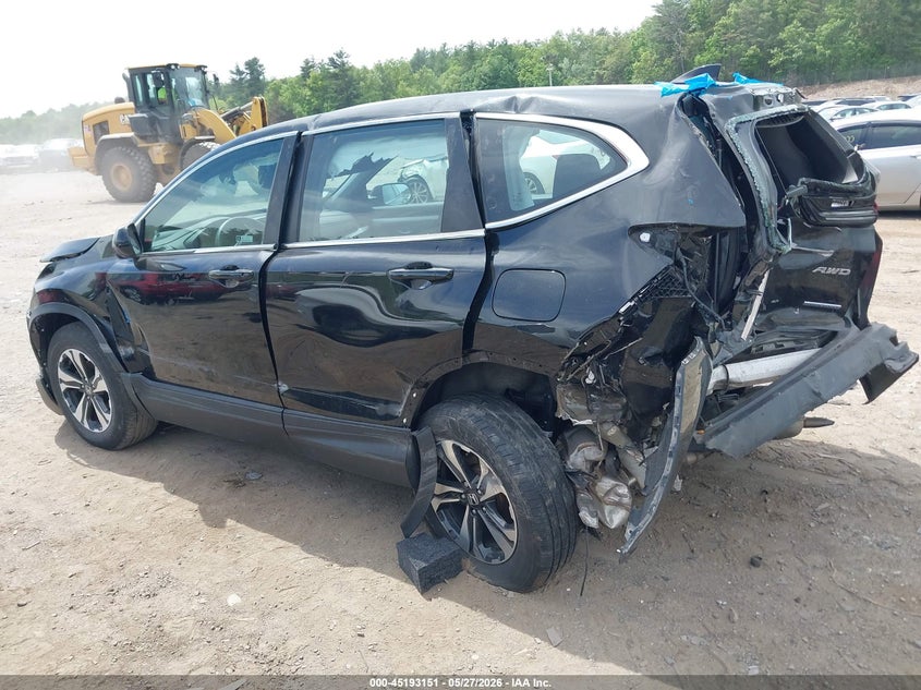 2022 Honda Cr-v VIN 7FARW2H71NE003909 IAAI salvage auction — FRONT & REAR, Salvage Title, sold $3,150 on 2026-07-24 (photo 3)
