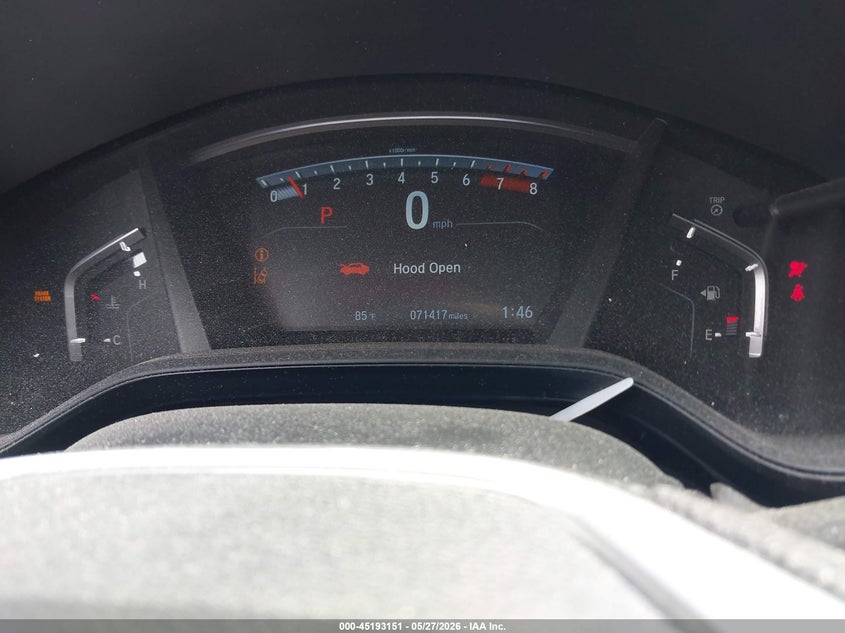 2022 Honda Cr-v VIN 7FARW2H71NE003909 IAAI salvage auction — FRONT & REAR, Salvage Title, sold $3,150 on 2026-07-24 (photo 7)