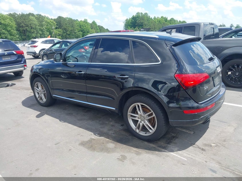 2017 Audi Q5 VIN WA1C2AFP1HA078210 IAAI salvage auction — UNDERCARRIAGE, Salvage Title, sold $2,850 on 2026-07-15 (photo 3)