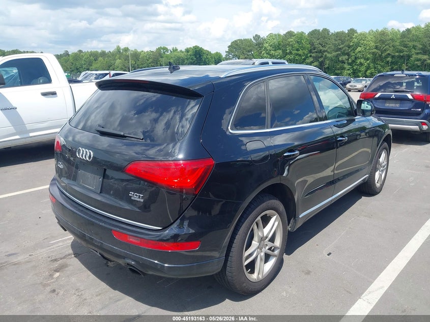 2017 Audi Q5 VIN WA1C2AFP1HA078210 IAAI salvage auction — UNDERCARRIAGE, Salvage Title, sold $2,850 on 2026-07-15 (photo 4)