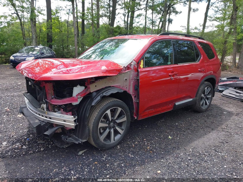 2025 Honda Pilot VIN 5FNYG1H71SB017223 IAAI salvage auction — FRONT END, Salvage - 75% Or Less (Maryland), sold $15,000 on 2026-07-28 (photo 2)