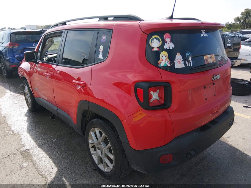 2019 Jeep Renegade VIN ZACNJABB0KPJ99052 IAAI salvage auction — FRONT END, Salvage (Texas), sold $25 on 2026-07-30 (photo 3)