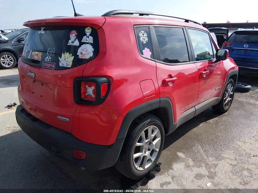 2019 Jeep Renegade VIN ZACNJABB0KPJ99052 IAAI salvage auction — FRONT END, Salvage (Texas), sold $25 on 2026-07-30 (photo 4)
