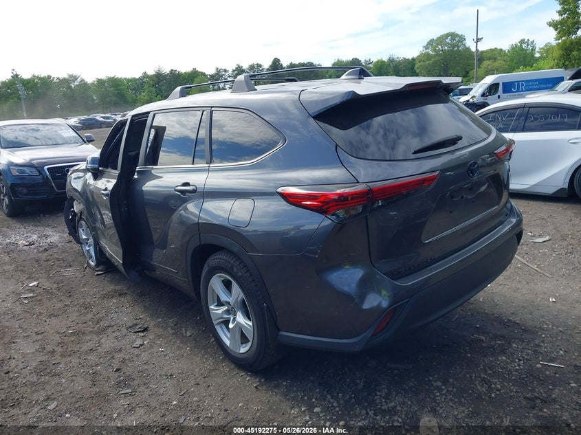 2023 Toyota Highlander VIN 5TDBBRCH1PS108840 IAAI salvage auction — FRONT END, Mv-907A (New York), sold $14,050 on 2026-07-07 (photo 3)
