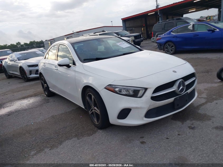 2019 Mercedes-benz A-klasse VIN WDD3G4EB9KW034728 IAAI salvage auction — MECHANICAL, Salvage Title, sold $3,750 on 2026-07-24 (photo 1)