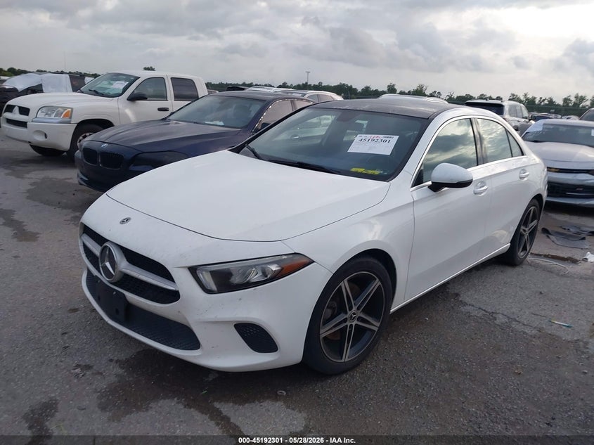2019 Mercedes-benz A-klasse VIN WDD3G4EB9KW034728 IAAI salvage auction — MECHANICAL, Salvage Title, sold $3,750 on 2026-07-24 (photo 2)