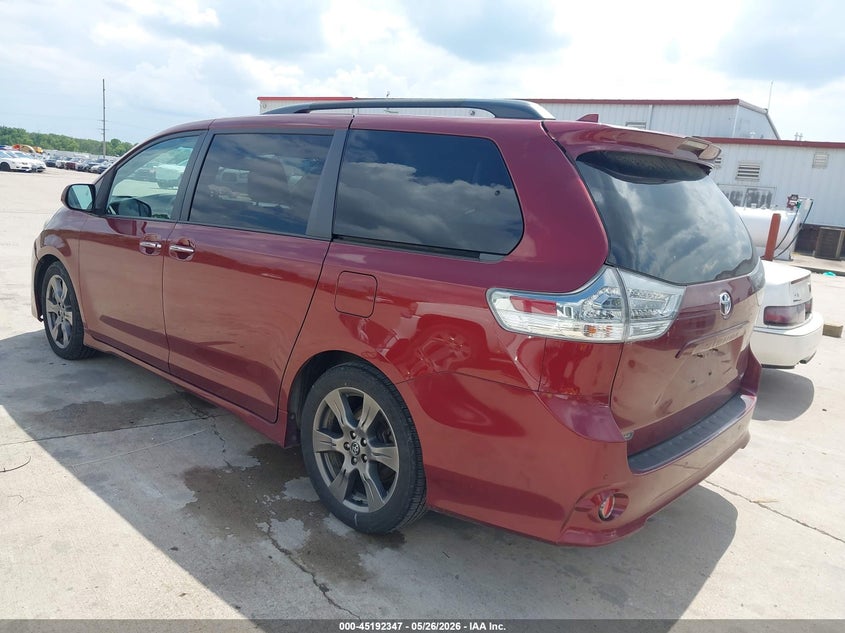 2019 Toyota Sienna VIN 5TDXZ3DC2KS985198 IAAI salvage auction — FRONT END, Salvage Title, sold $4,150 on 2026-07-17 (photo 3)